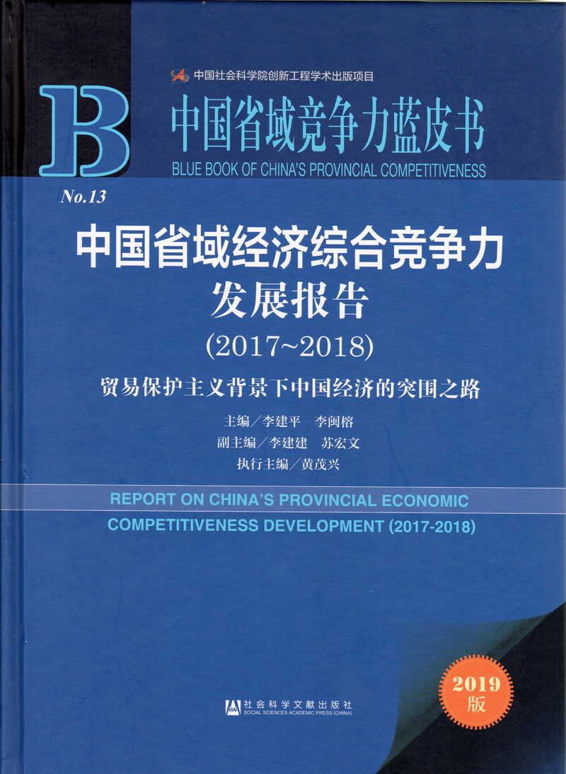 操死我骚逼中国省域经济综合竞争力发展报告（2017-2018）